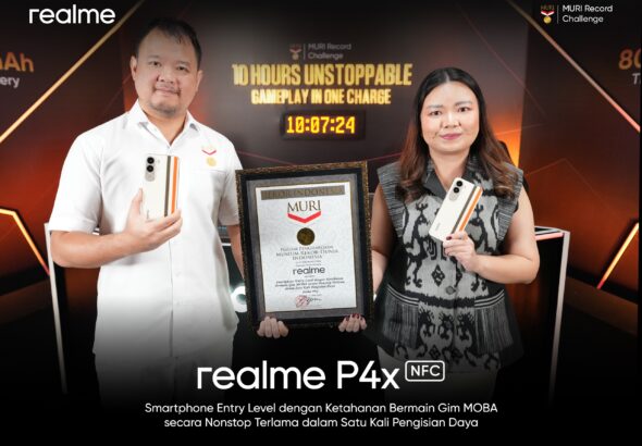 realme P4x Mendapatkan Rekor MURI